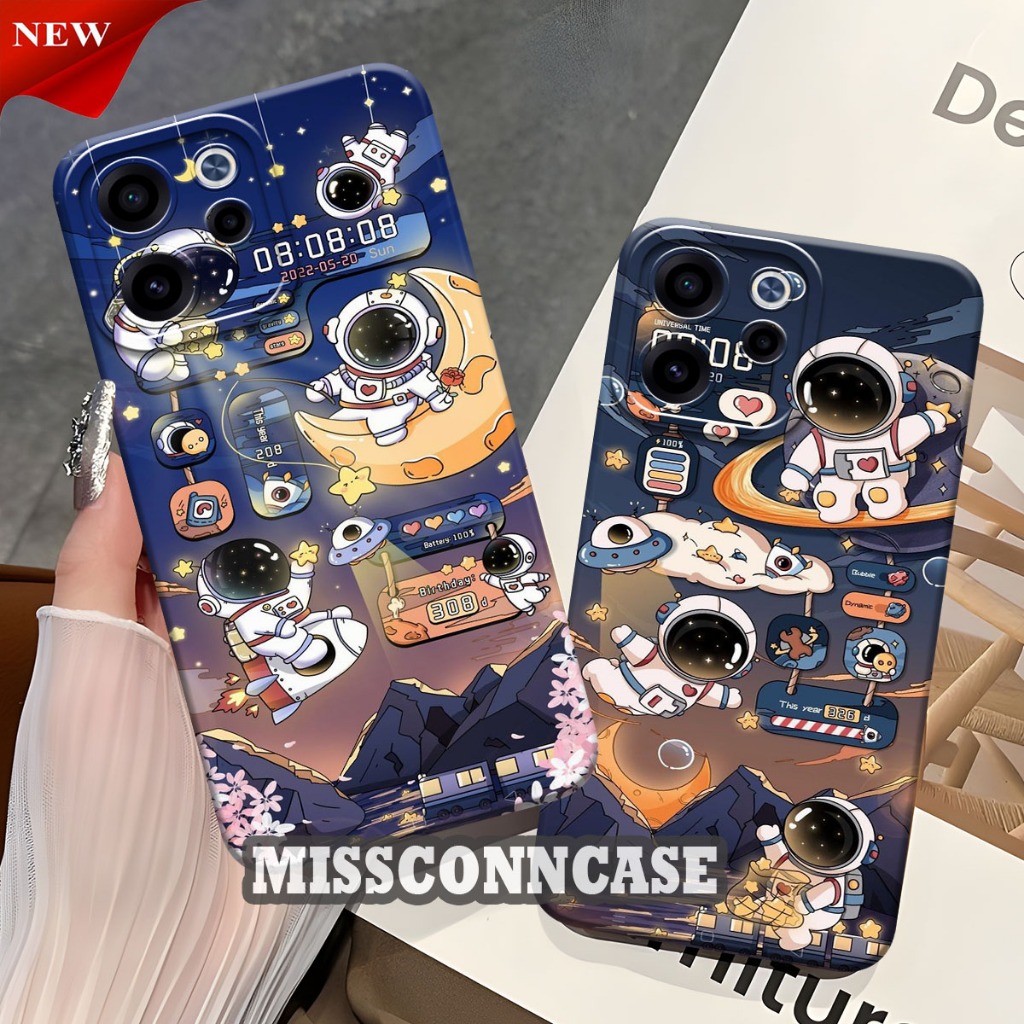 เคสโทรศัพท์ HP Oppo Reno 15F - Oppo Reno 14F - เคสโทรศัพท์ลายการ์ตูนนักบินอวกาศ - เคสโทรศัพท์แบบยืดห
