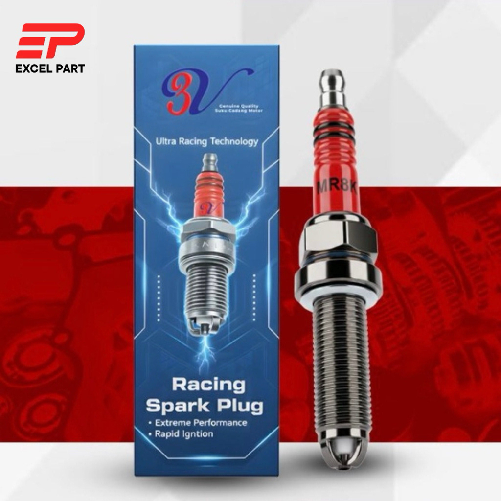 [หัวเทียน] หัวเทียน 3-Prong Racing MR8K-9 - PCX 125, PCX 150, ADV 150, PCX Hybrid