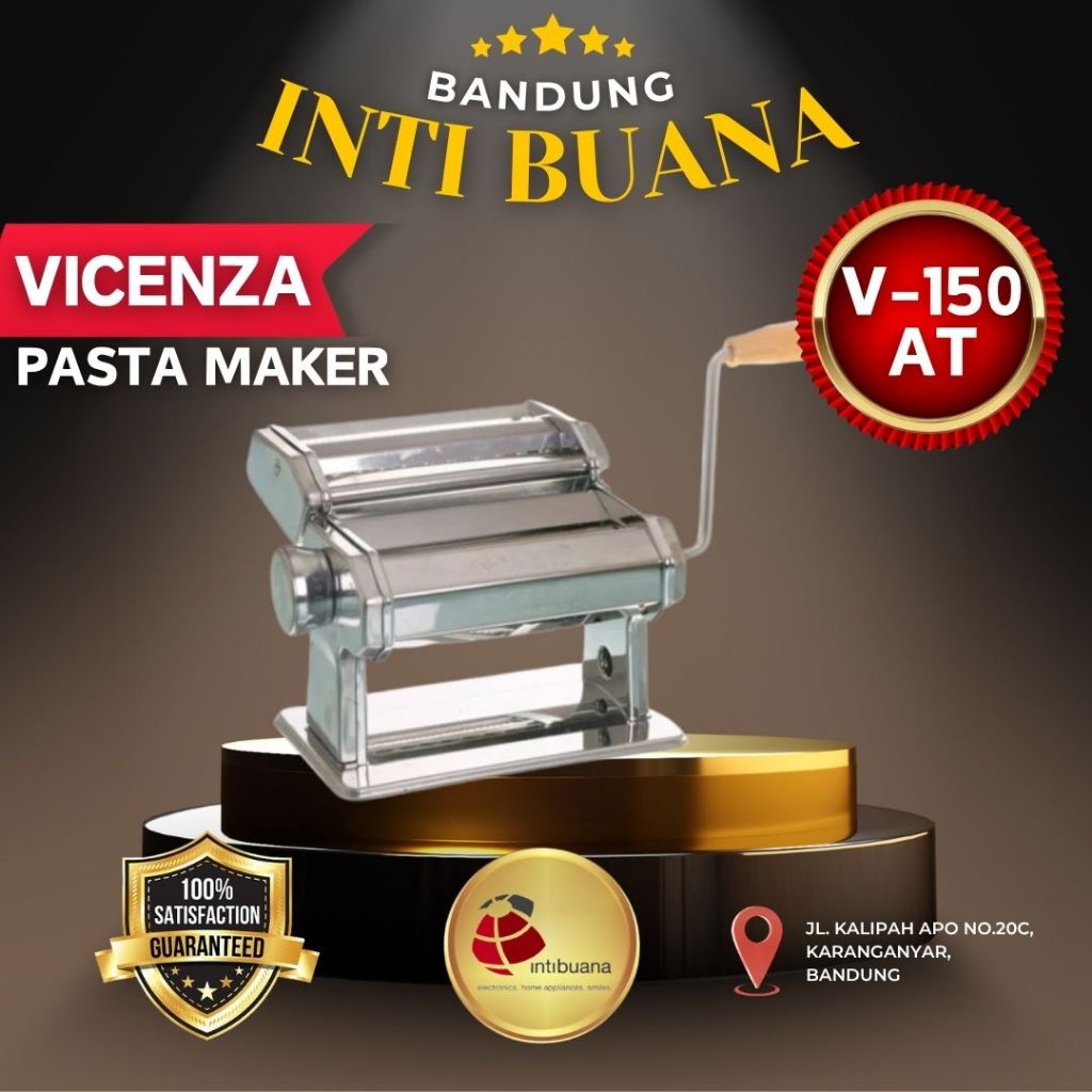MESIN Vicenza เครื่องทําพาสต้า V-150 AT เครื่องกัดเส้นก๋วยเตี๋ยว Vicenza V150AT ชีสสติ๊กมิลล์คู่มือ
