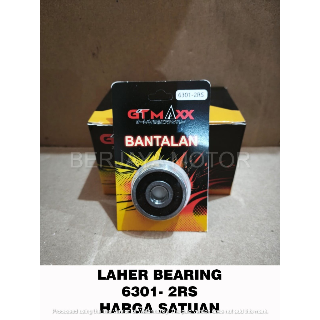LAHER BEARING 6301 2RS GTMAX