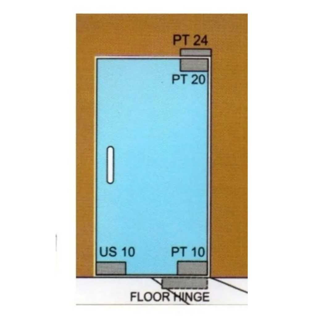 อุปกรณ์ฟิตติ้งแพทช์สําหรับประตูกระจก US 10 - PT 10 - PT 20 - PT 30 - PT 40