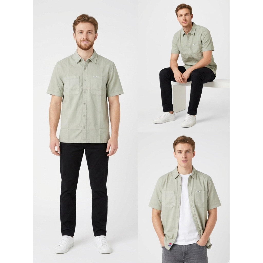 WRGLR PABLO SHORT SLEEVE SAGE