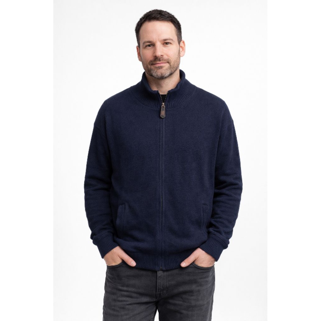 Marks And Spencer Corduroy Sherpa Navy Jacket