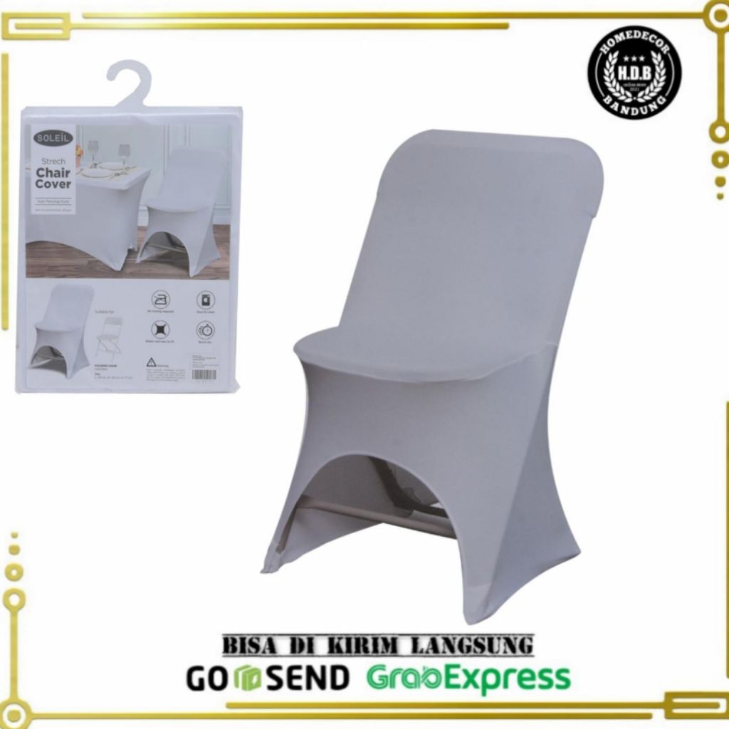 Soleil เก้าอี้พับ Olympic Stretch Folding Chair Cover 39x45x77 Cm