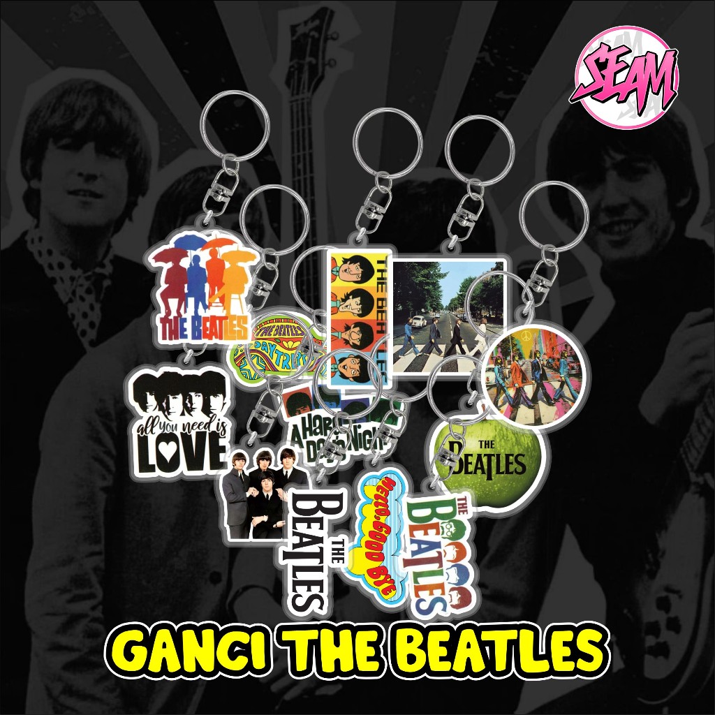 GANTUNGAN THE BEATLES KEYCHAIN THE BEATLES KEYCHAIN