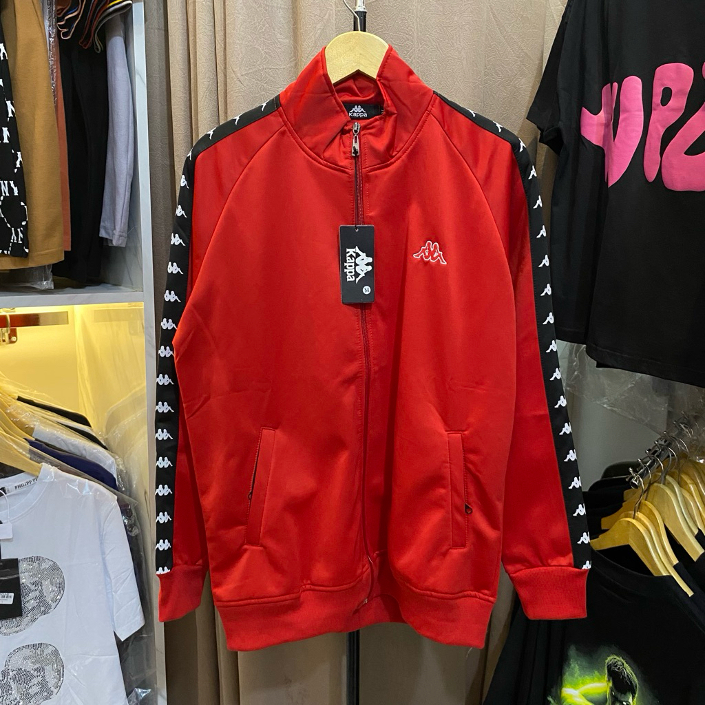 TRACKTOP JACKET ZIPPER KAPPA LOGO EMBROIDERY