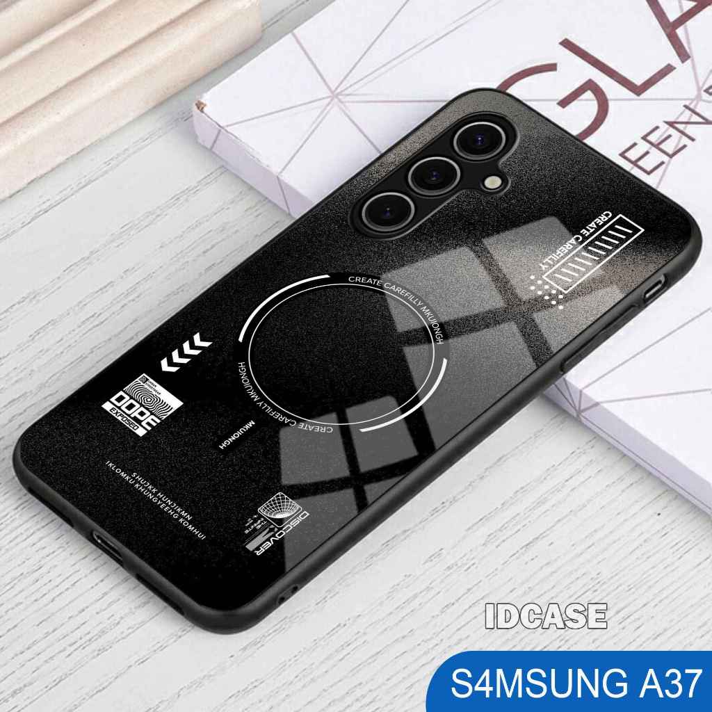 HP Samsung A37 Glitter Glass Softcase - เคสโทรศัพท์ Samsung A37 - K74