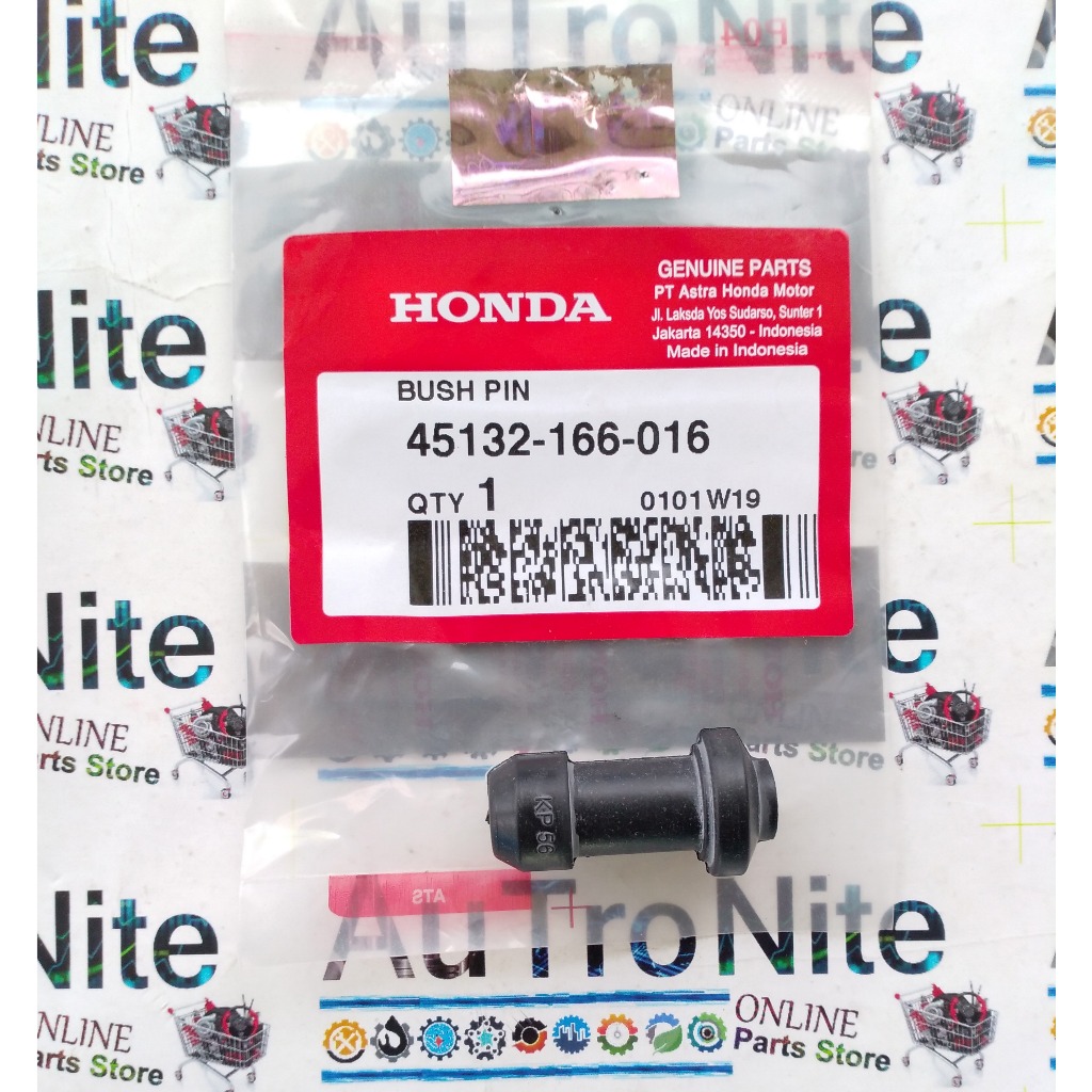Rubber Boot Bush Pin Caliper ด้านหน้าด้านหลัง Nissin 45132-166-016 Original Honda AHM 45132166016