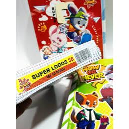 SUPER LOGOS NOTEBOOK 38 แผ่นกระดาษสเตชันย์