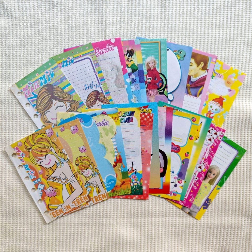 (PRICE PER SHEET) Non Harvest Small Binder Paper / Orji Paper / A7 Binder Paper - Mix Vol. 3