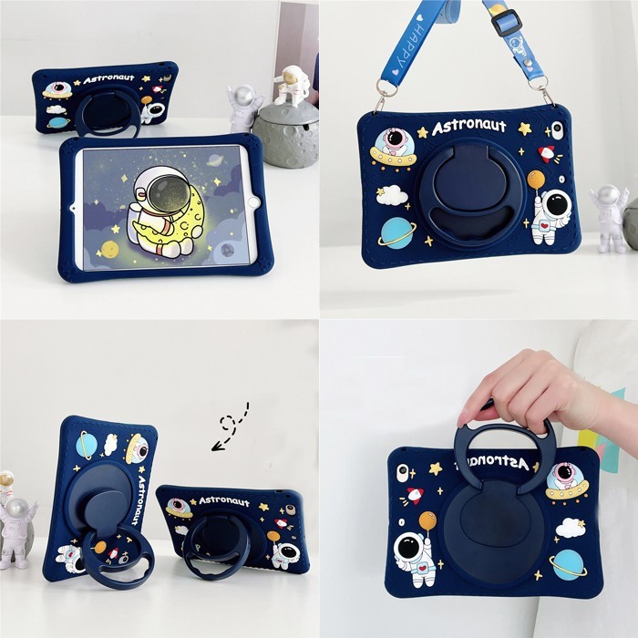 Motif Case For [ SAMSUNG TAB A11 / TAB A11 PLUS / TAB A9 / A9 PLUS ] 3D CASE SILICONE CARTOON MOTIF 