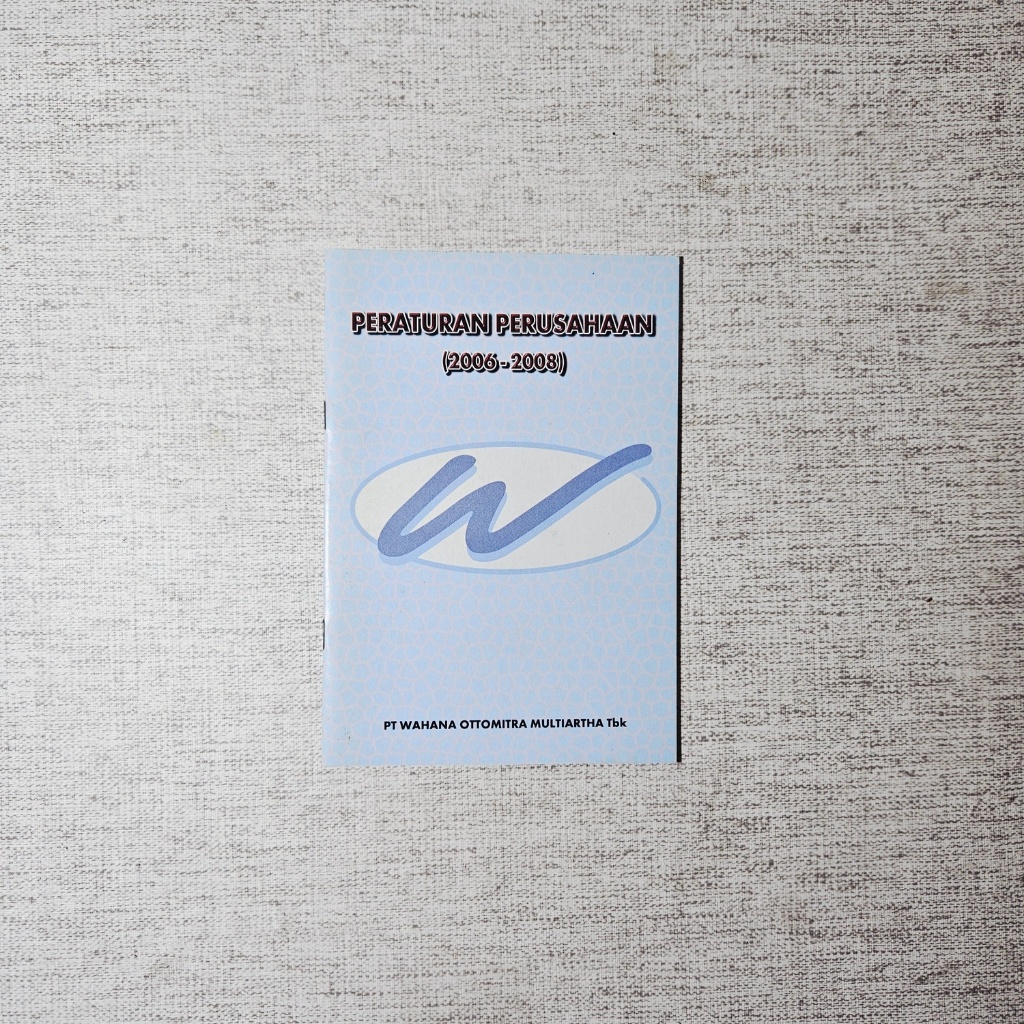 หนังสือระเบียบองค์กร 2006 2008: PT Wahana Ottoman Multiartha Tbk