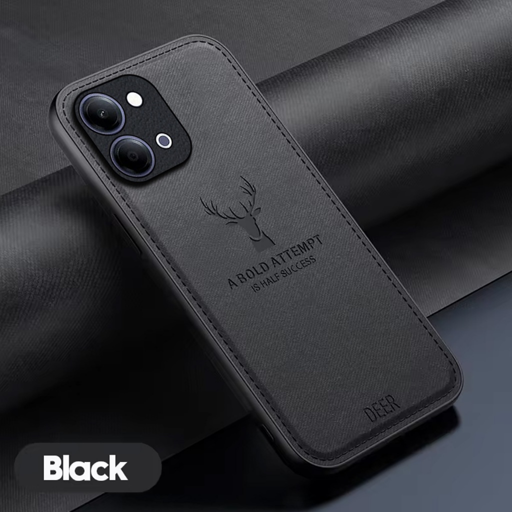 CD-Case ใช้งานร่วมกับ Vivo Y05 5G/Y11 5G/Y21 5G Softcase กวางผ้ากางเกงยีนส์ Slim Armor กล้องป้องกัน