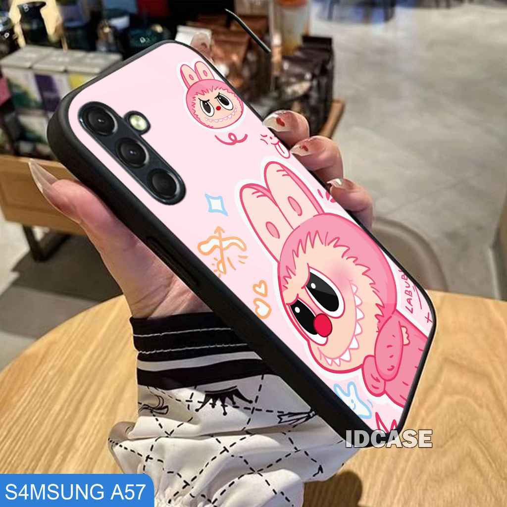 HP Samsung A57 Glitter Glass Softcase - เคสโทรศัพท์ Samsung A57 - K81