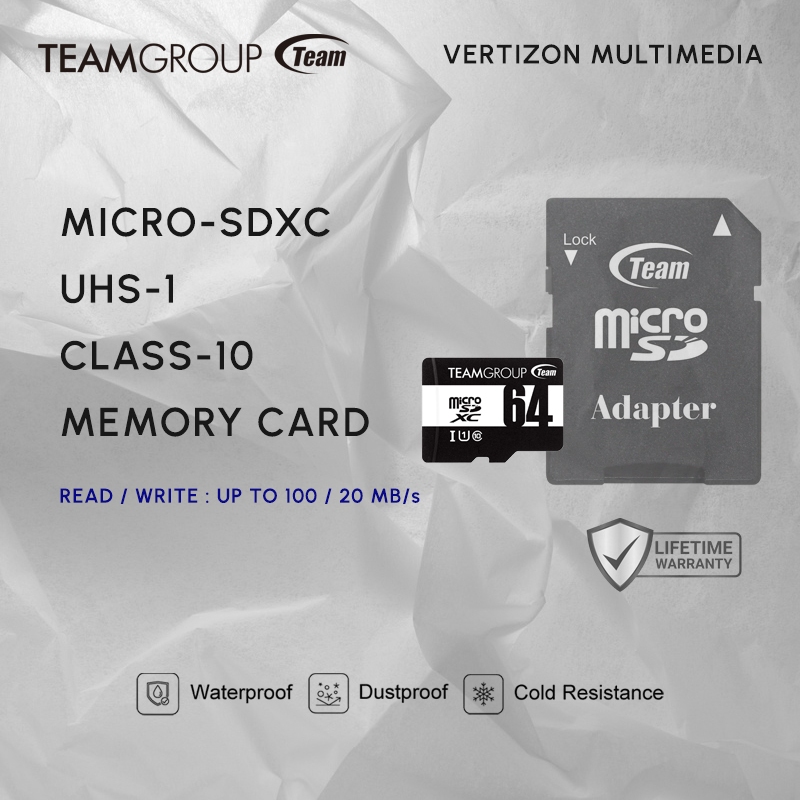 ทีม Micro-SDXC UHS-1 64GB