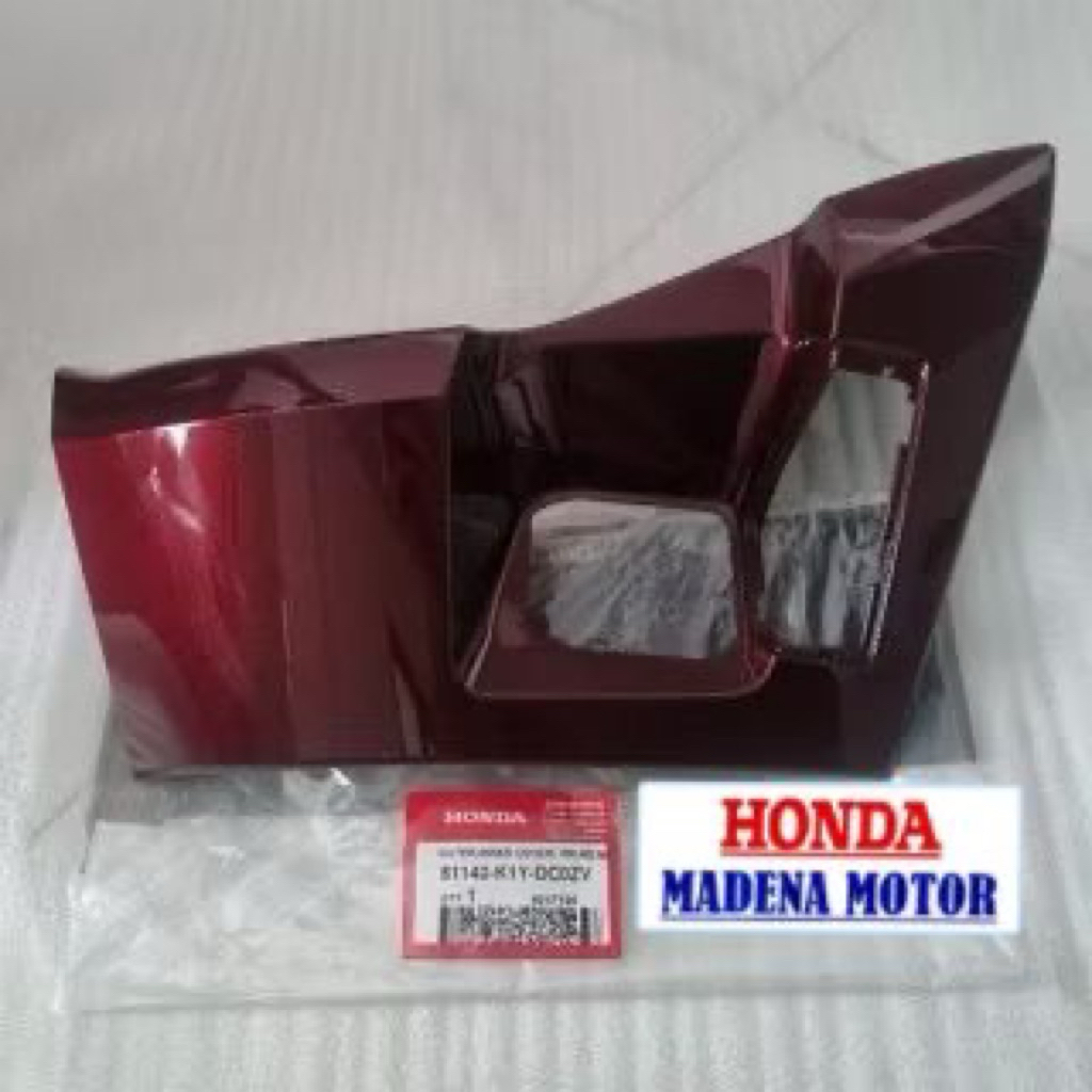 MERAH ฝาครอบด้านในขวา Burgundy สีแดง Honda PCX 160 K1ZV ROADSYNC 8140K1YDC0ZU
