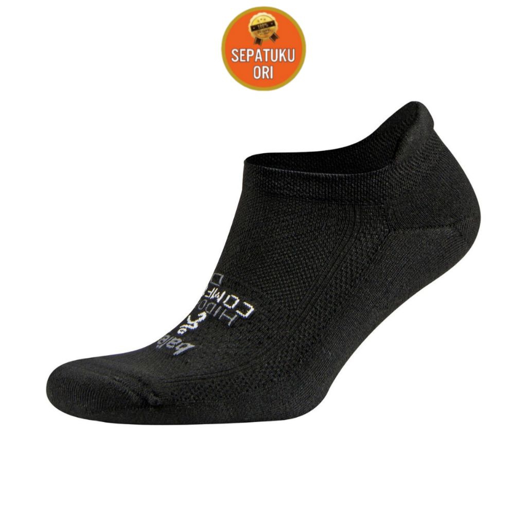 BALEGA HIDDEN COMFORT SOLE CUSHIONING RUNNING SOCKS สีดําใหม่ UNISEX ต้นฉบับ