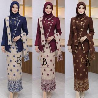 ( SPESIAL EDITION ) KEBAYA JANGGAN LINDYA FULL PAYET FREE BROS DAN SLENDANG Wisuda Lamaran Tunangan Bridesmaid Terbaru