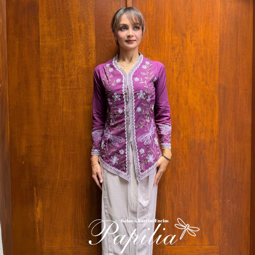 Kartini Long Sleeve Kebaya Top – Papilio