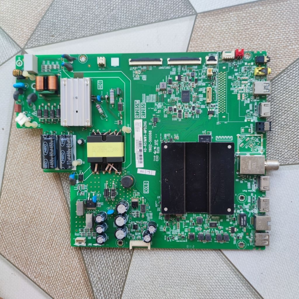 Mb ori mainboard led tv TCL 50P725