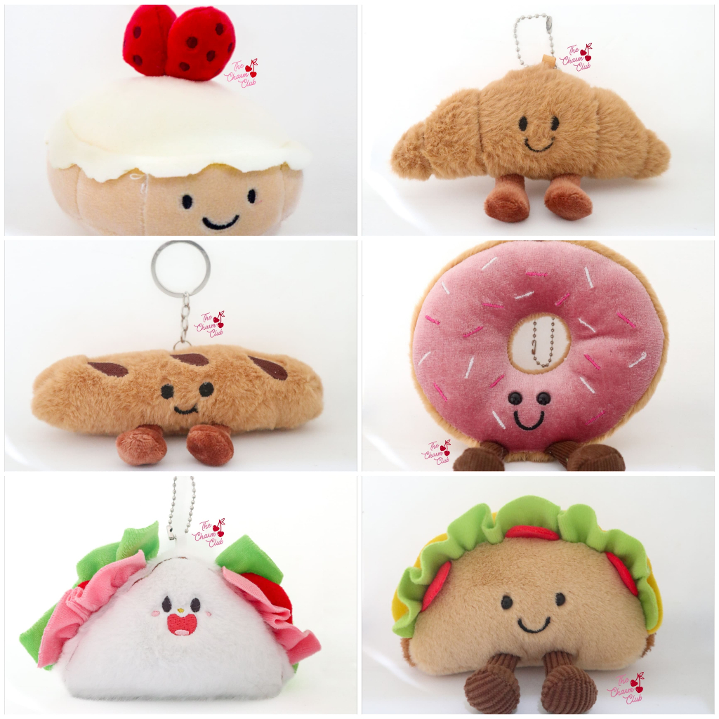 GANTUNGAN Cute Pastry Doll Bag Hanger – Cute Dessthetic Bag Charm