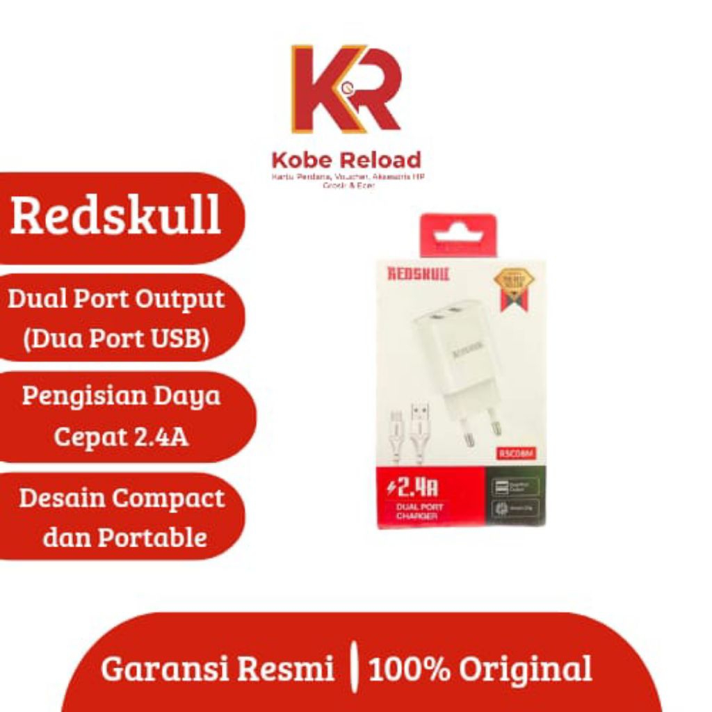 เครื่องชาร์จไมโคร Redskull RSC08M