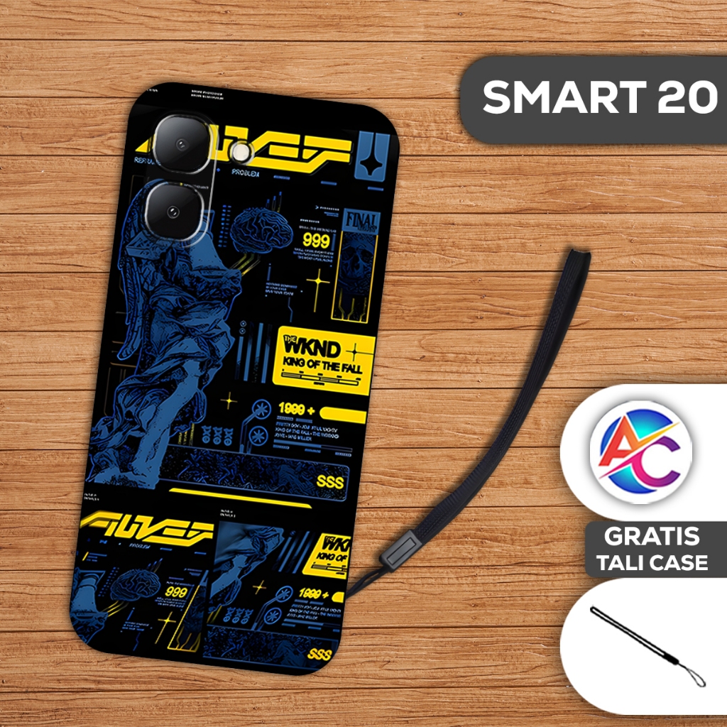 AC98/Softcase Procamera Hp Infinix Smart 20 เคสแฟชั่นป้องกัน Handphone Case Cool Casing