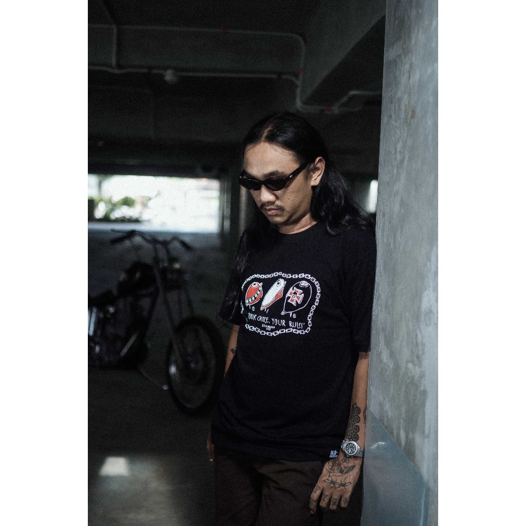 เสื้อยืด Raw Gastank Black Old Division TS Raw Gastank BK