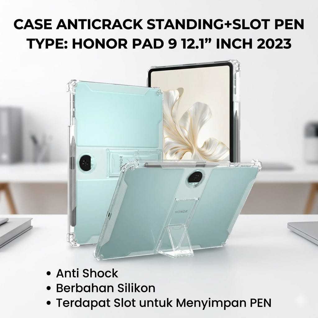 Silicon Honor Pad 9 12.1 นิ้ว 2023 / Casing Honor Pad 9 / case Honor Pad 9 / softcase Honor Pad 9 / 
