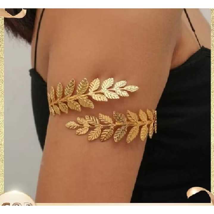 TSM88-VINTAGE STYLE LEAF ARM BRACELET BEAUTIFUL สไตล์เกาหลีแฟชั่นคอสเพลย์ BRACELET