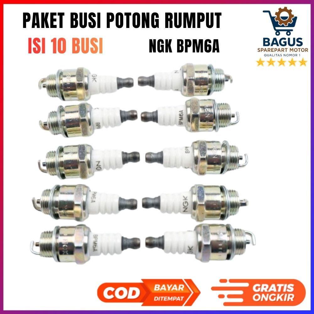 ชิ้นส่วนมอเตอร์หัวเทียนเครื่องตัดหญ้า NGK BPM6A