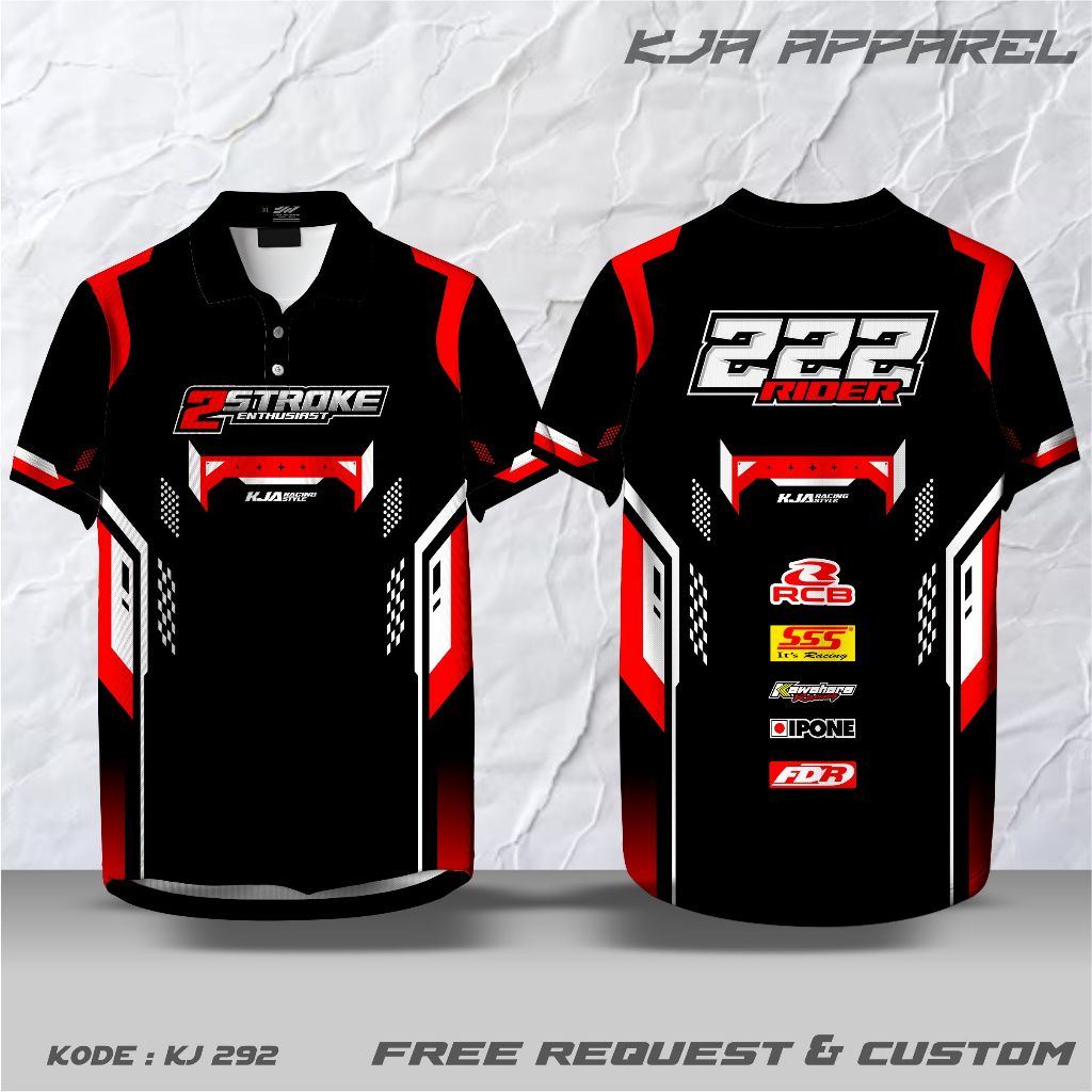 CUSTOM RACING JERSEY, REQUEST POLO COLLAR BUTTON V-NECK COLLAR O-NECK COLLAR, UNIT เสื้อยืด, FULLPRI