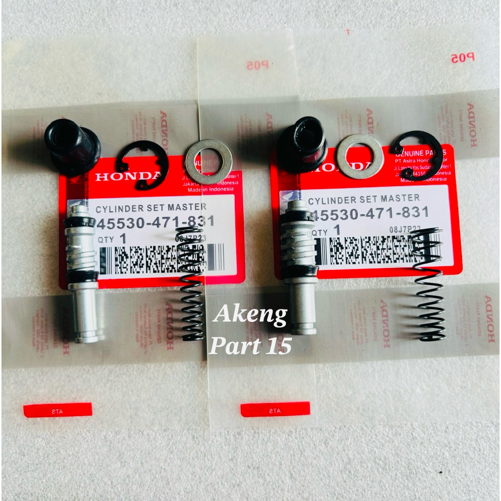 LOKAL ชุดเบรกหลักหน้า+หลัง ซีล 471 PCX 160 CBS, ADV 160 CBS, Vario 160 CBS, PCX 150 CBS ท้องถิ่น, AD