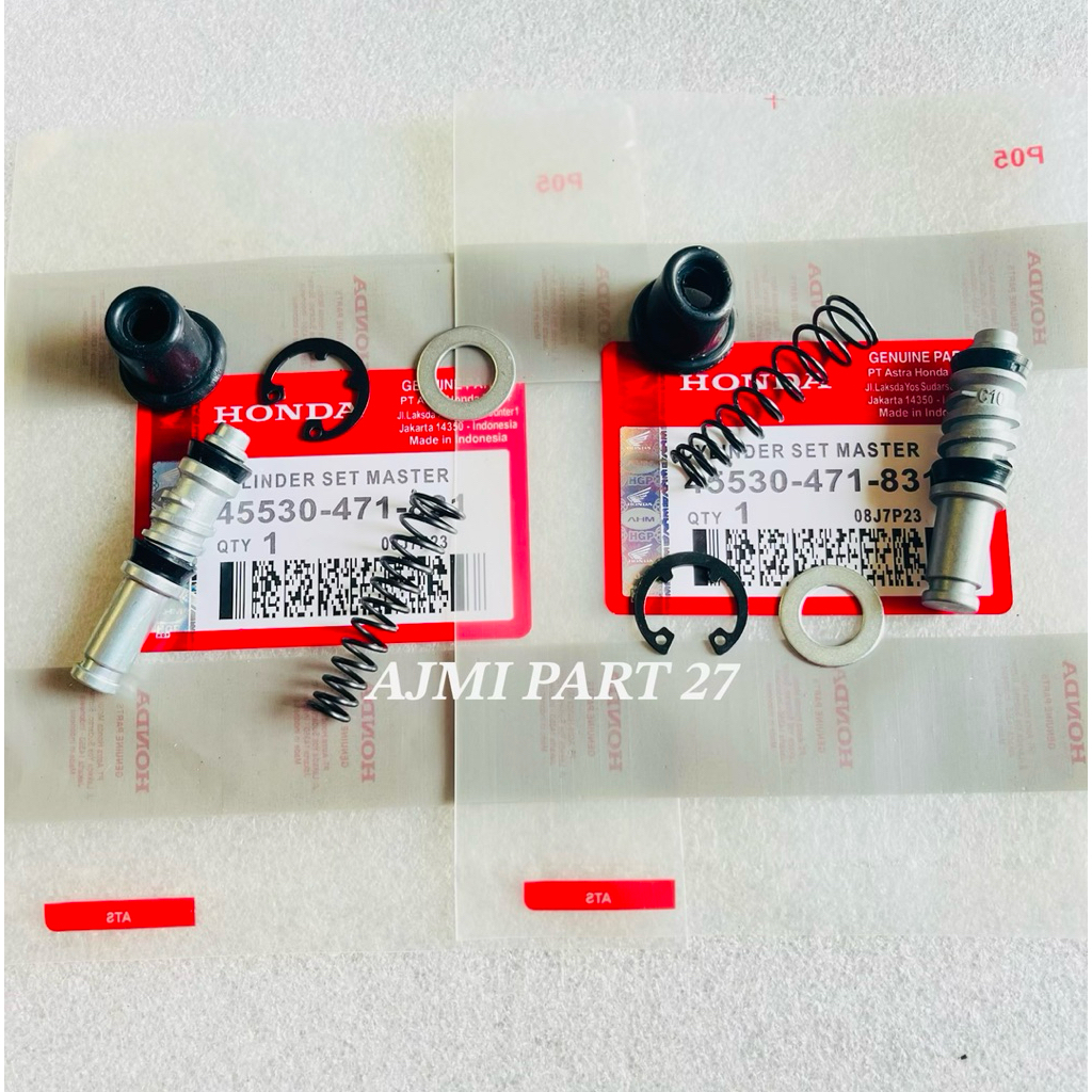 LOKAL ชุดซีลเบรกหลักหน้า+หลัง 471 PCX 160 CBS, VARIO 160 CBS, ADV 160 CBS, PCX 150 CBS, ADV 150 CBS 