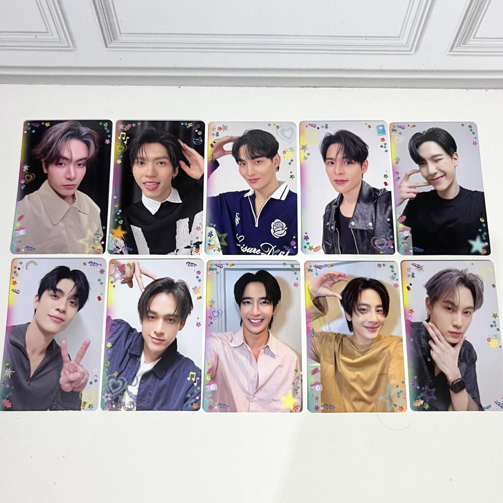 CC Selfie Heart Shot Gmmtv Boys Collectible Card อย่างเป็นทางการ joong ao ohm titiwat poon junior jo