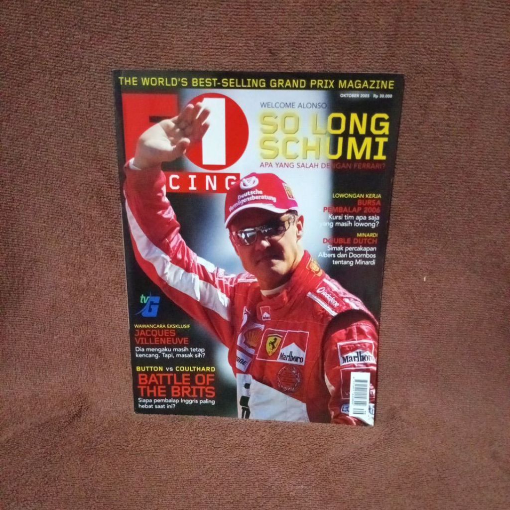 F1 RACING MAGAZINE INDONESIA OCTOBER 2005