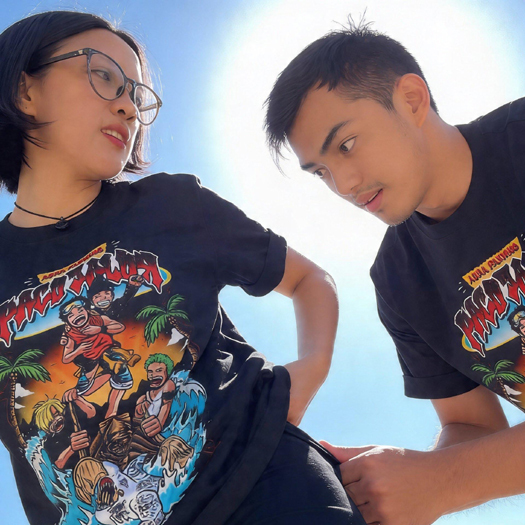 เสื้อยืด Aura Farming Pacu วัสดุผ้าฝ้าย 100% - Size SML XL XXL 3XL 4XL - Real Pic - - พร้อมส่ง - Jus