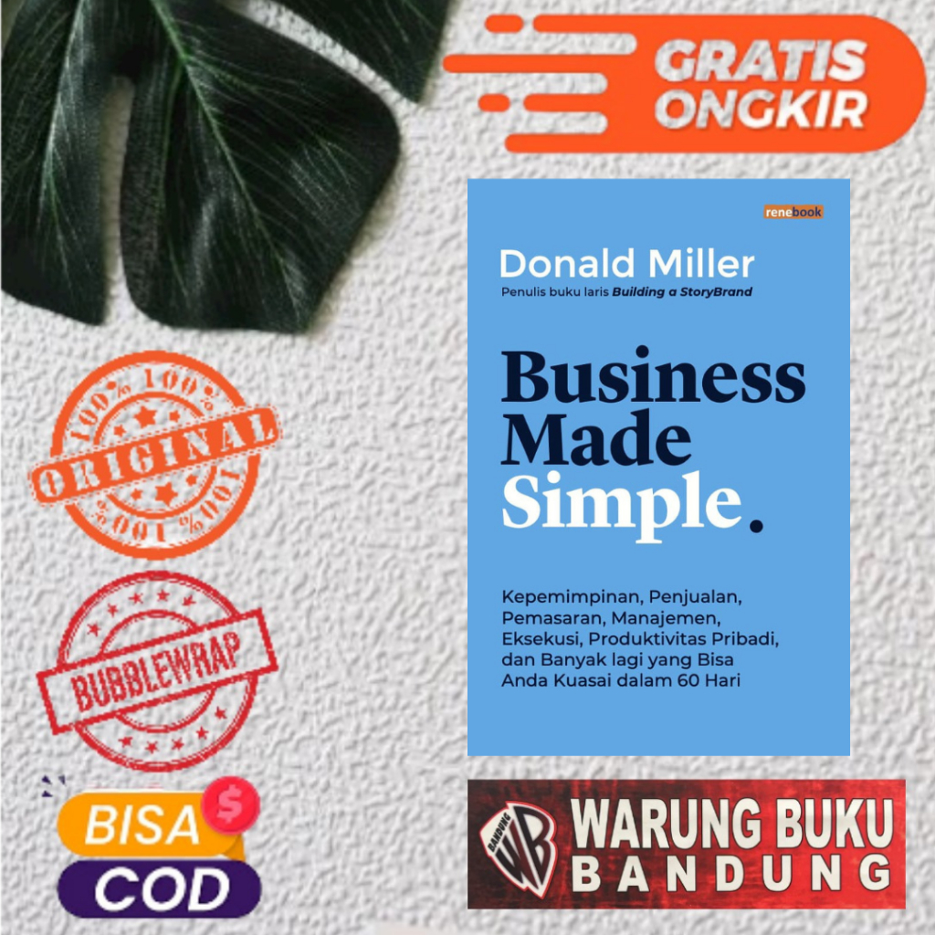 Business Made Simple Book - Donald Miller