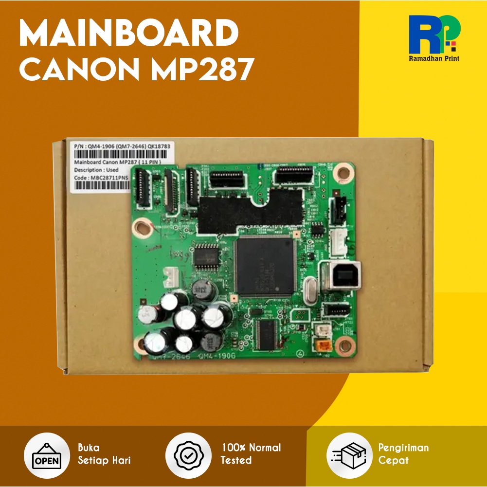 ใช้บอร์ด Canon MP287, เมนบอร์ด Mp287, เมนบอร์ด MP287 Cabut 11