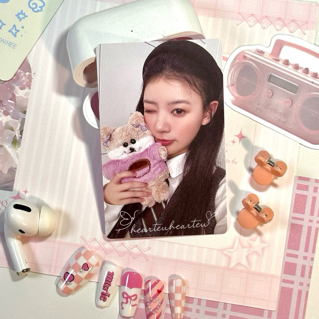 Hearteuhearteu [พร้อมสต็อก] ILLIT Sakai Moka การ์ดรูปถ่ายอย่างเป็นทางการ