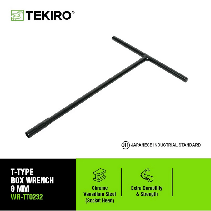 TEKIRO ประแจ T-Socket - ประแจ T-Socket สีดํา 8 MM 10 MM 12 MM TEKIRO เครื่องมือ