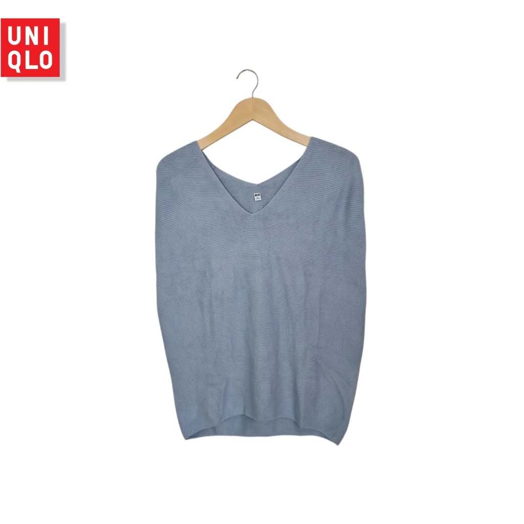 เสื้อกั๊กคอวี 3D Uni Powder Blue (CODE: B152- 23)