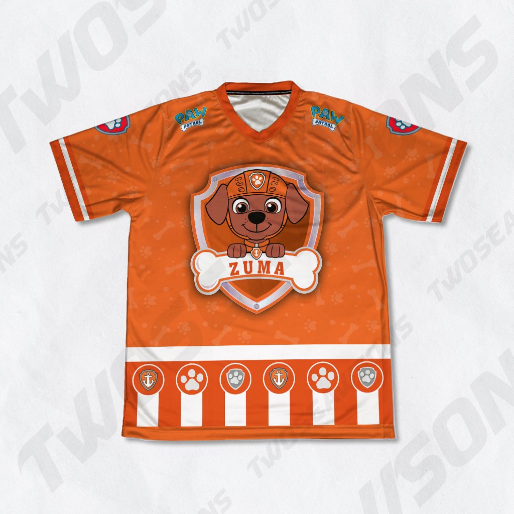 301KIDS - PAW PATROL Jersey เสื้อผ้าเด็ก - ZUMA Full Printing Custom