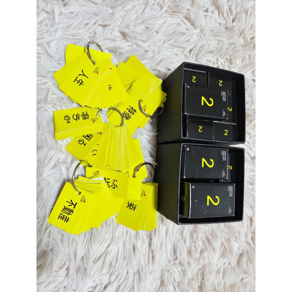 FUJICARD Flashcard คันจิญี่ปุ่น N2 รวม 900 ใบ