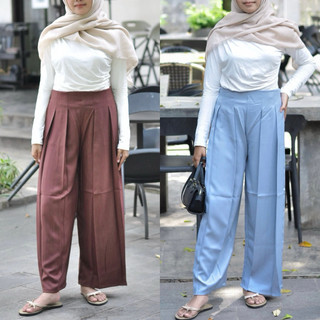lavie pants anak perempuan 10-16 tahun celana panjang remaja perempuan kulot highwaist bahan jatuh adem