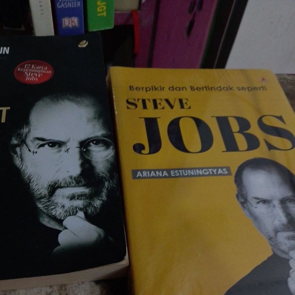 หนังสือต่างๆเกี่ยวกับราคาหน่วย STEVE JOBS