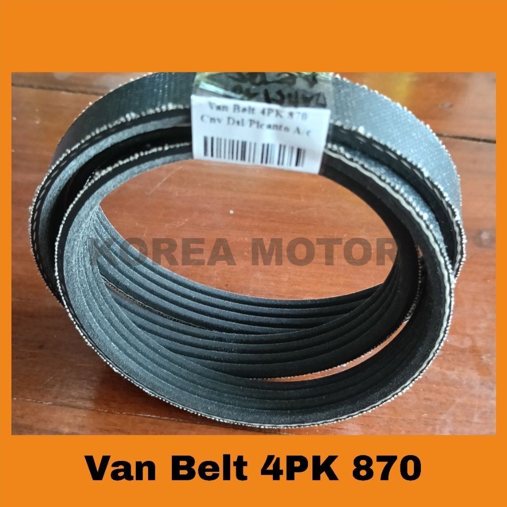 เข็มขัดแวน 4PK 870 เข็มขัดพัดลม Carnival Diesel Picanto - BANDO