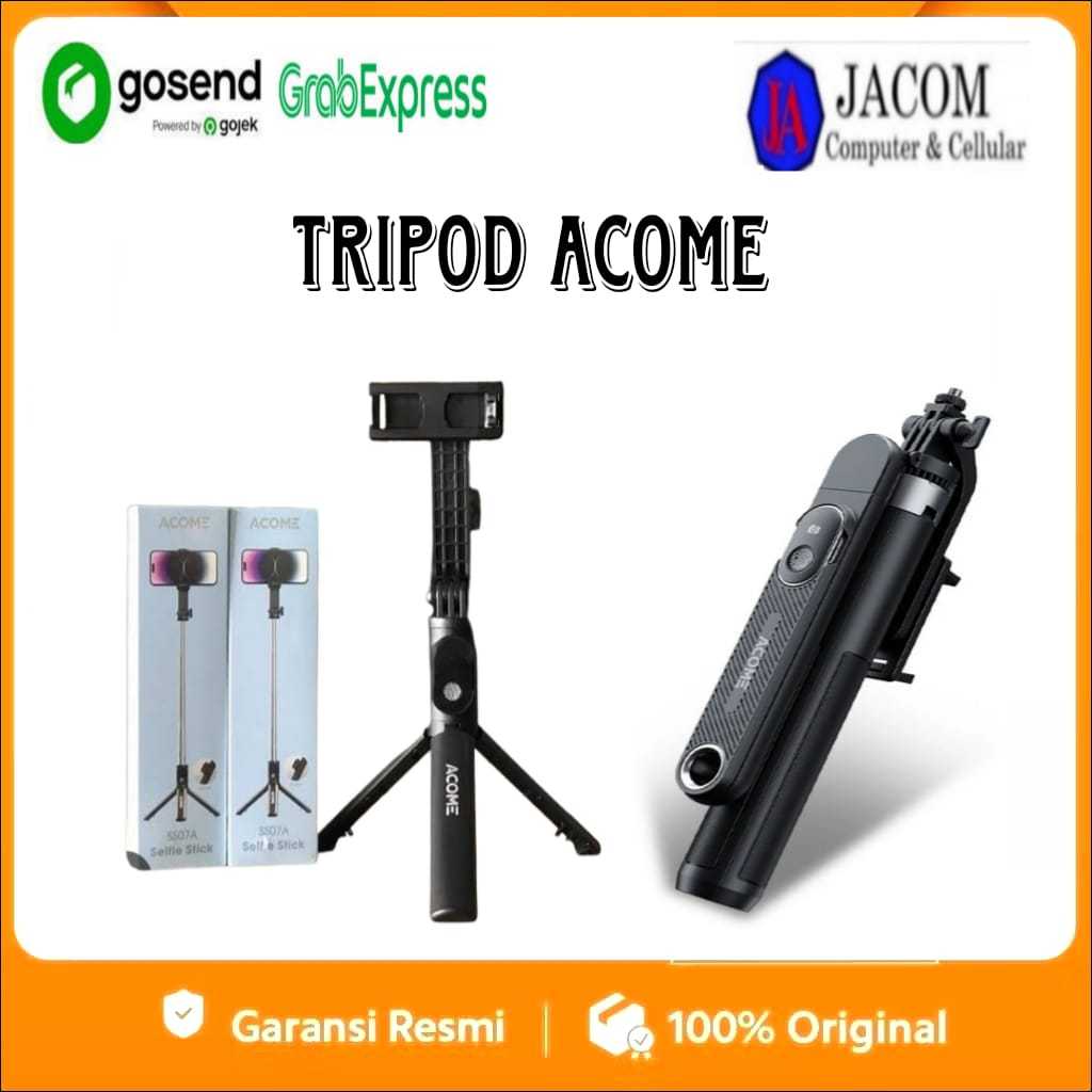 ต้นฉบับ ACOME SS07A/SS18A ไม้เซลฟี่บลูทูธ TRIPOD