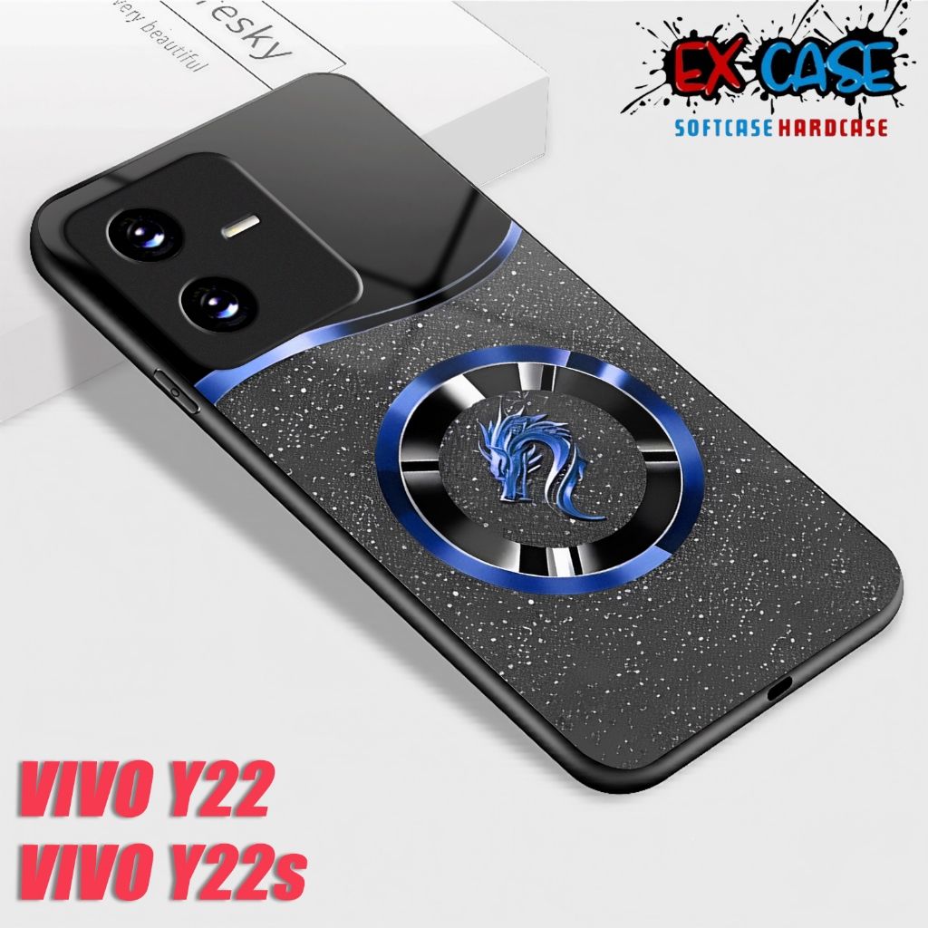 Softcase Hp VIVO Y22 Casing VIVO Y22S Glossy Case เคสกระจกเงาตัวป้องกันโทรศัพท์มือถืออุปกรณ์เสริมโทร