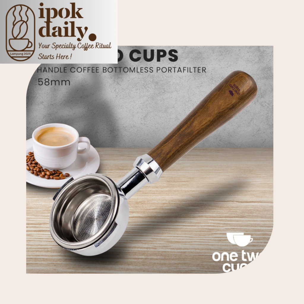 Bottomless Naked Portafilter สแตนเลส 58mm